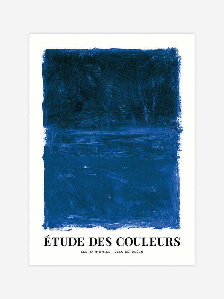 Céruléen Blue Motif